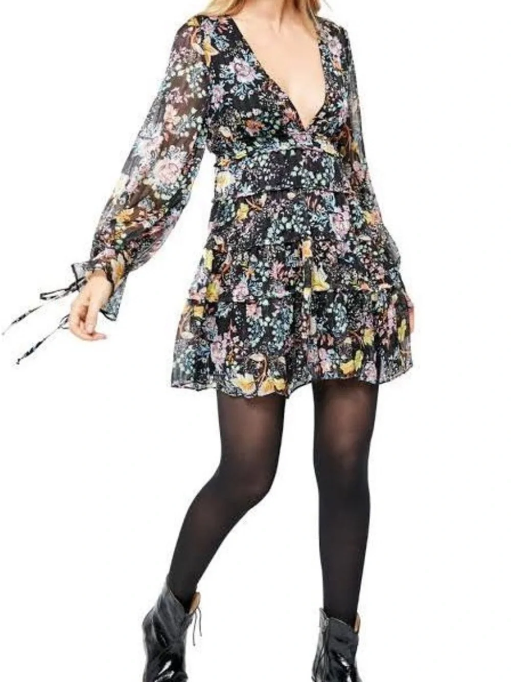 Free People Closer To The Heart Mini Dress S